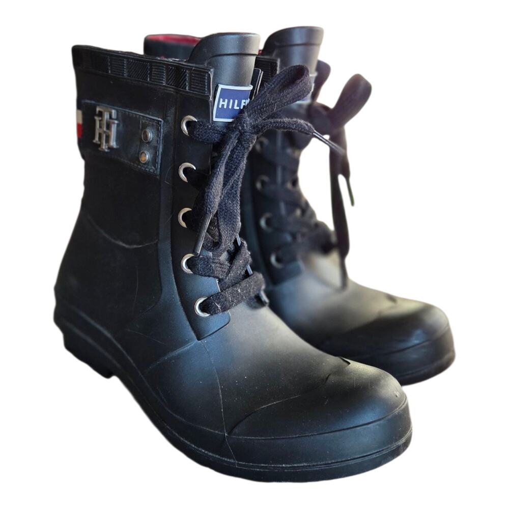 Tommy Hilfiger Kids Ankle Toniee Rain Waterproof Boots Snow Boots Size 5